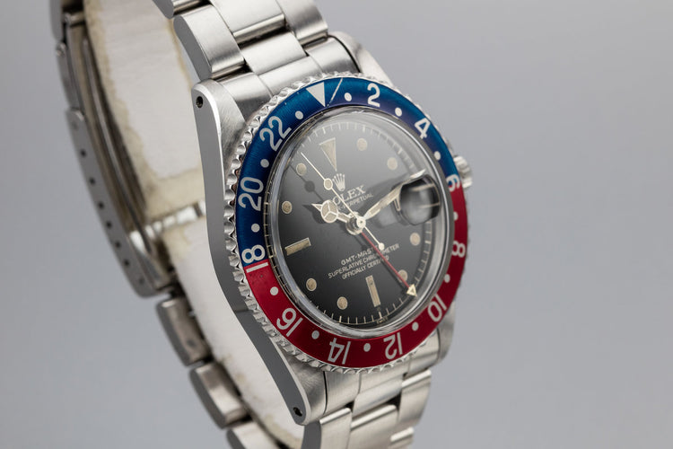 1961 Rolex GMT-Master 1675 with Gilt Chapter Ring Exclamation Dial