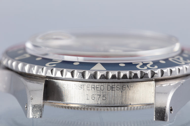 1970 Rolex GMT Master 1675 with MK2 Dial