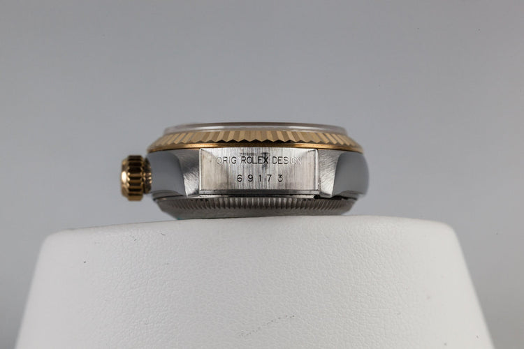 1993 Rolex Ladies Two Tone DateJust 69173 with Box and Papers