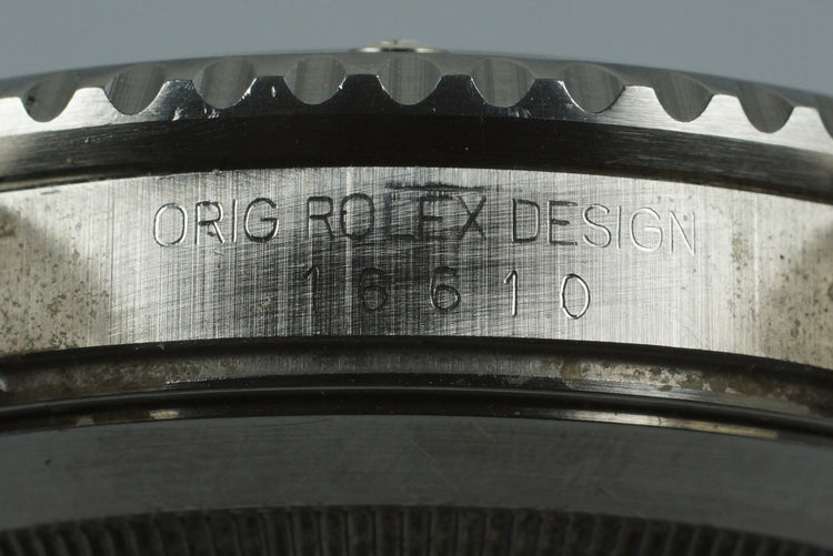 1991 Rolex Submariner 16610