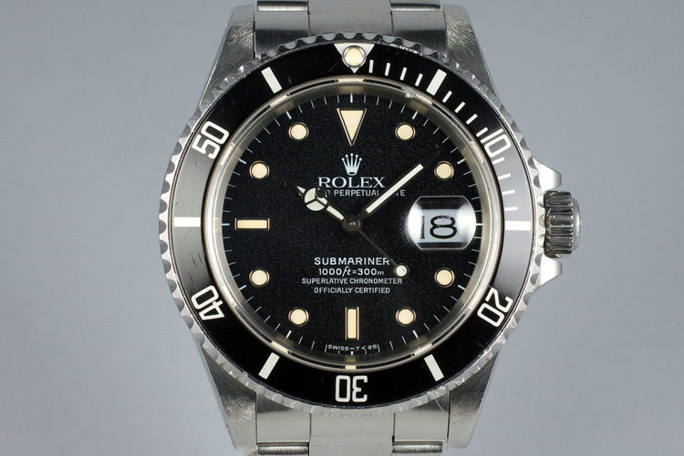 1989 Rolex Submariner 16610