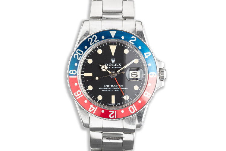1970 Rolex GMT Master 1675 with MK2 Dial