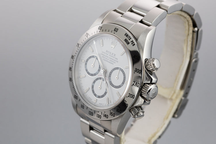 1995 Rolex Daytona 16520 White Dial with Box and Papers