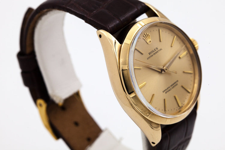 Rolex OP 1500 14K Yellow Gold