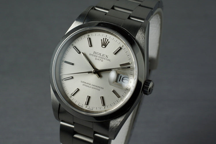 2000 Rolex Oyster Perpetual Date 15200 with Box and Papers