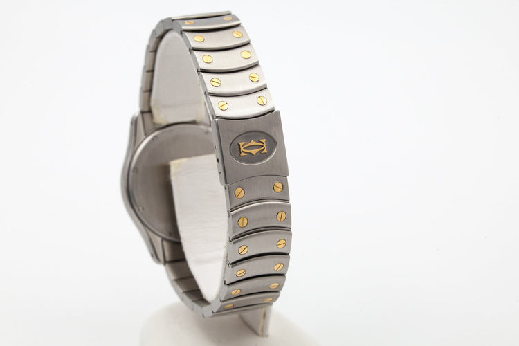 1990's Cartier Santos Ronde Automatic with Box and Papers