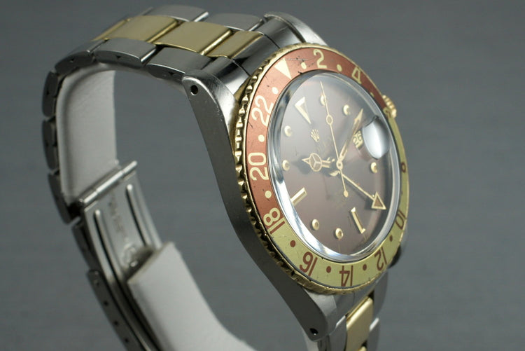 1979 Rolex Two Tone GMT 1675 with Root Beer Dial