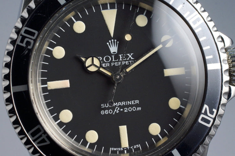 1979 Rolex Submariner 5513 Mark III Maxi Dial