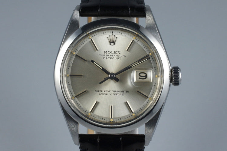 1969 Rolex DateJust 1600 Silver Dial