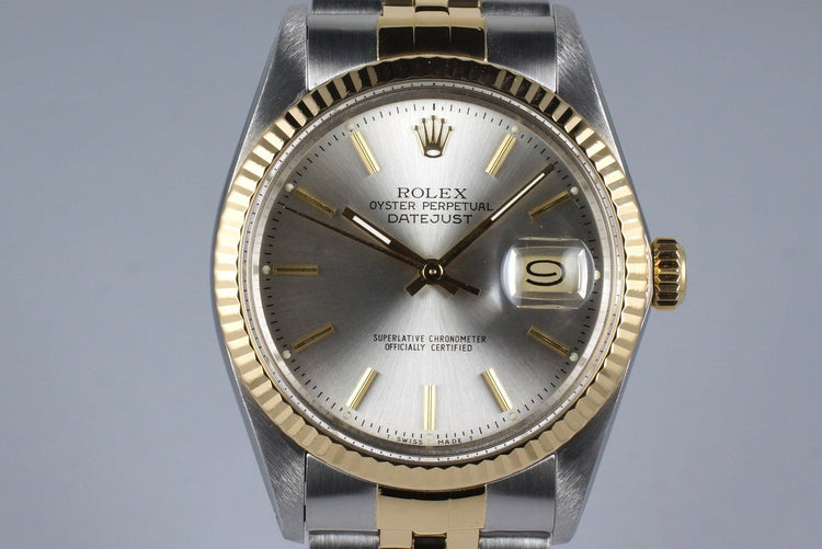 1987 Rolex Two Tone DateJust 16013 with Box and Papers