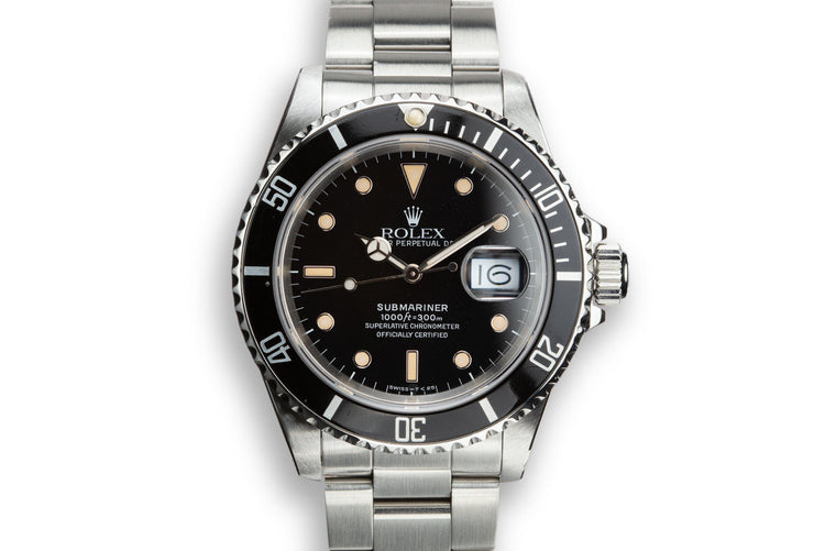 1988 Rolex Submariner 16610