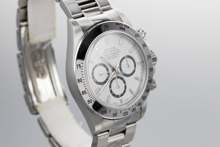 1997 Rolex Zenith Daytona 16520 White Dial