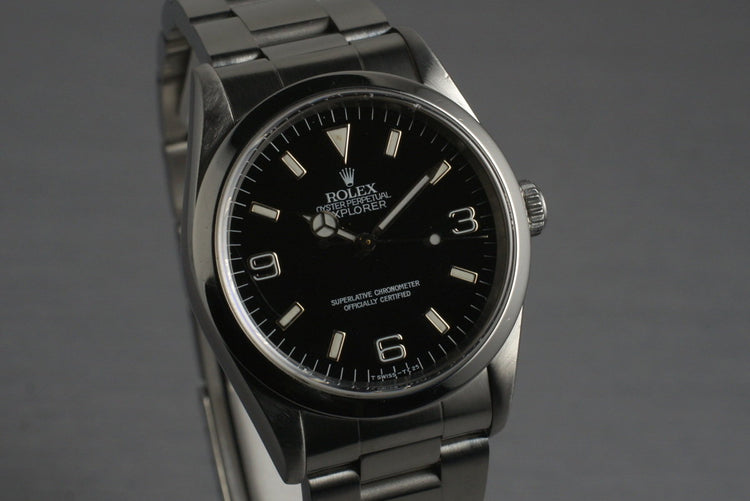 1995 Rolex Explorer 14270 with Box and Papers