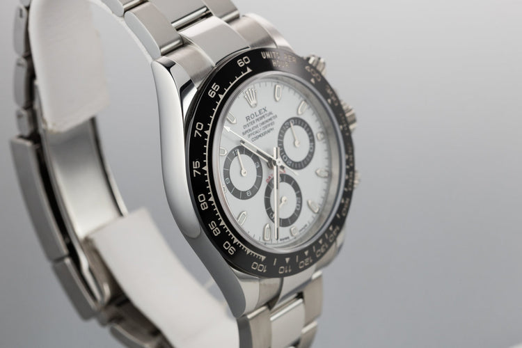 2016 Rolex Ceramic Daytona 116500LN White Dial with Box and Papers