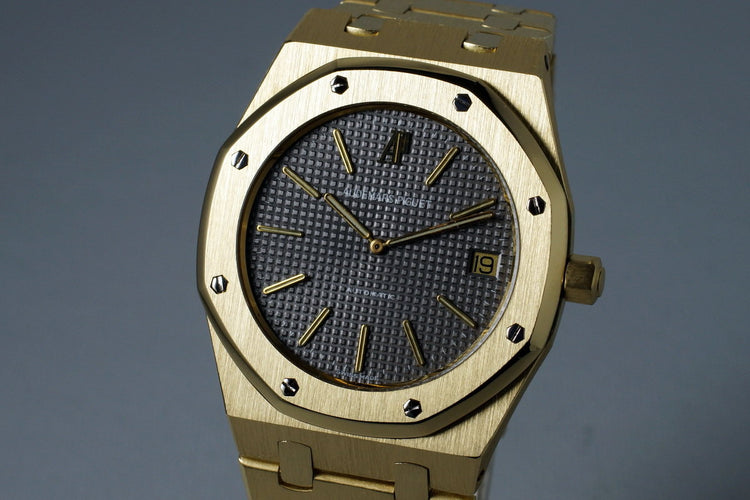 Late 1970’s YG Audemars Piguet 5402BA with Box and Service Papers