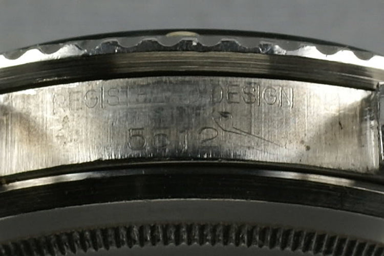 Rolex Submariner 5512 Unpolished Case