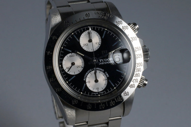 1993 Tudor Chronograph Big Block 79180 Black Dial with Box