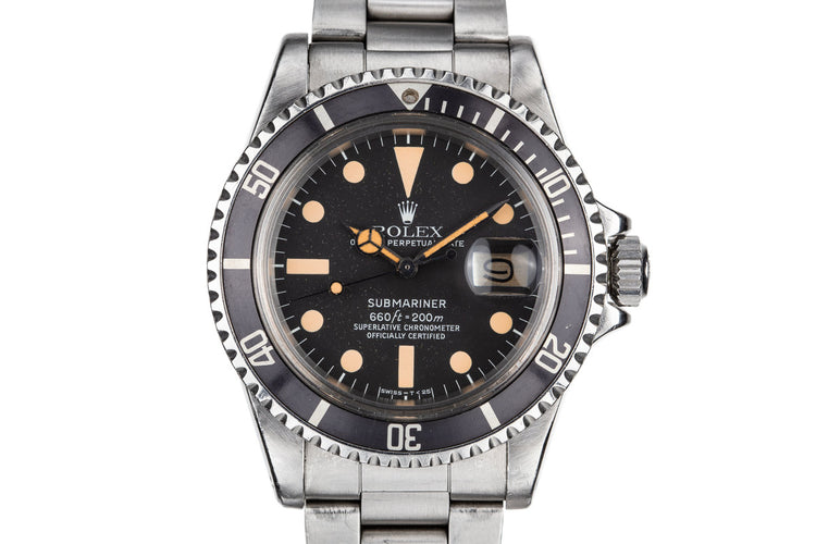 1977 Rolex Submariner 1680 with Box and Papers