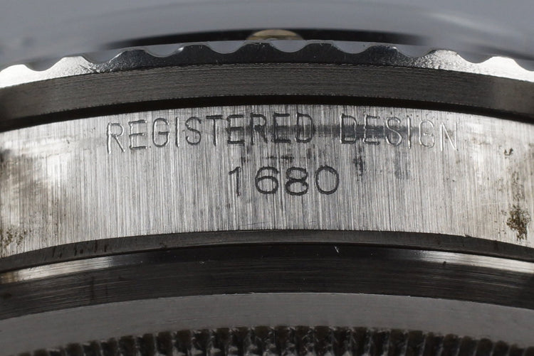 1971 Rolex Red Submariner 1680 White Submariner Dial