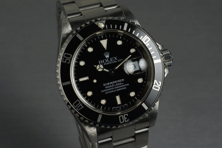 1997 Rolex Submariner 16610
