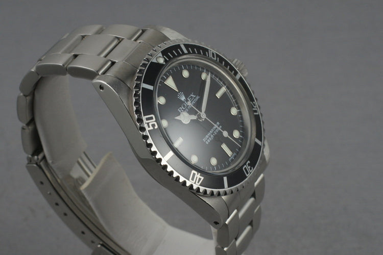 Rolex Submariner 5513 with WG surrounds