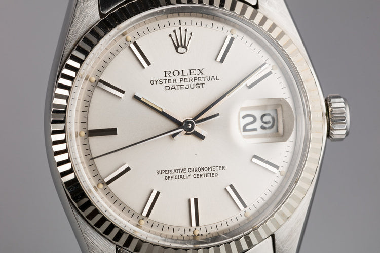 1975 Rolex DateJust 1601 Silver Dial