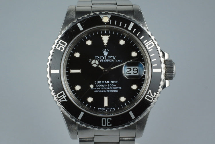 1988 Rolex Submariner 168000