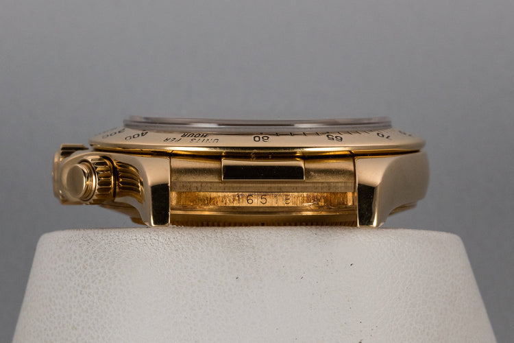 1995 Rolex 18K YG Daytona 16518 Champagne Dial with Box