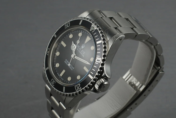 1988 Rolex Submariner 5513 with Box and Papers