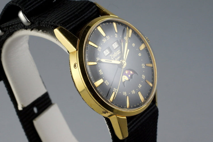 Late 1950’s Zodiac YG Triple Date Moonphase Automatic 743-908