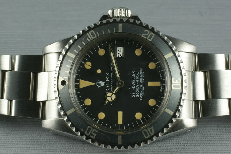 Rolex Sea Dweller 1665 Rail Dial