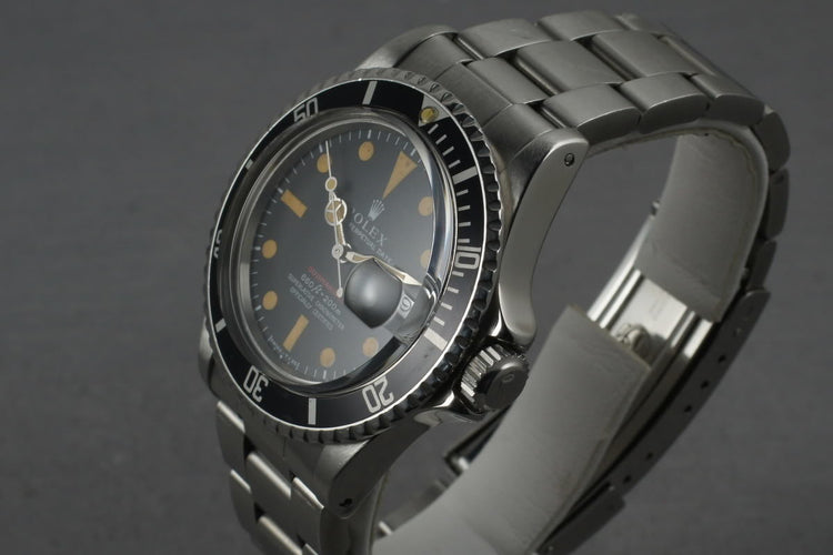 1971 Rolex Red Submariner 1680 Mark 4 with Orange Colored Lume