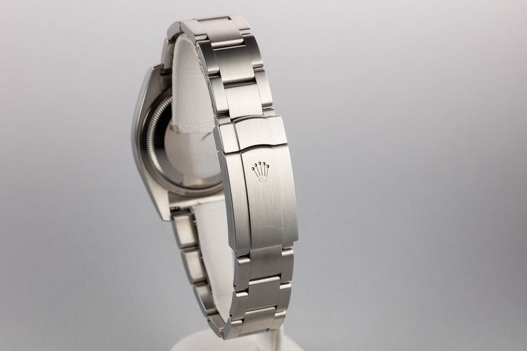 Rolex 36mm Oyster Perpetual 116000 Blue 3, 6, 9 Dial with Box