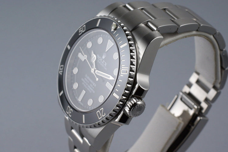 2012 Rolex Submariner 114060 with Box and Papers