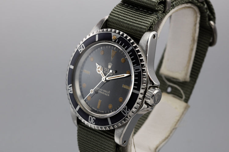 1964 Rolex Submariner 5513 with Meters first Gilt Dial