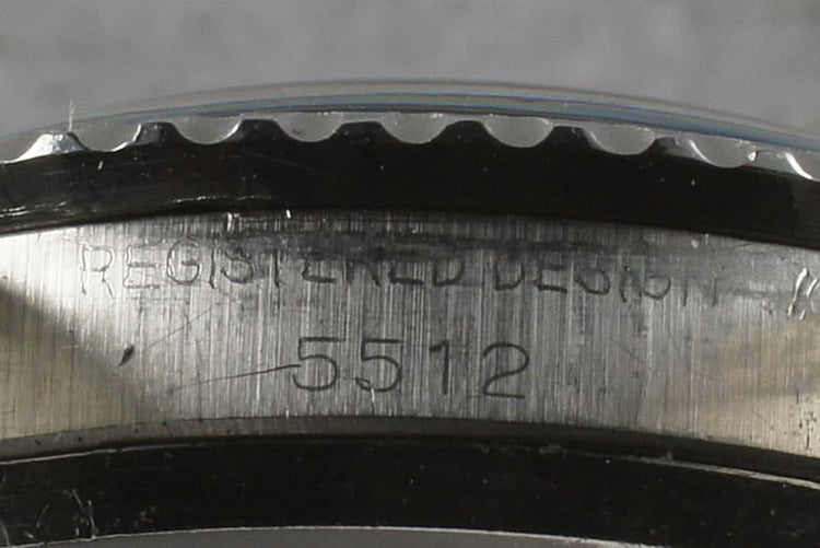 Rolex Submariner 5512 PCG with 4 line chapter ring exclamation dial