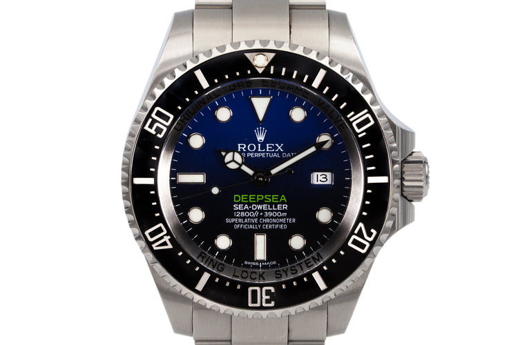 2015 Rolex Deep Sea Dweller 116660 with Box and Papers