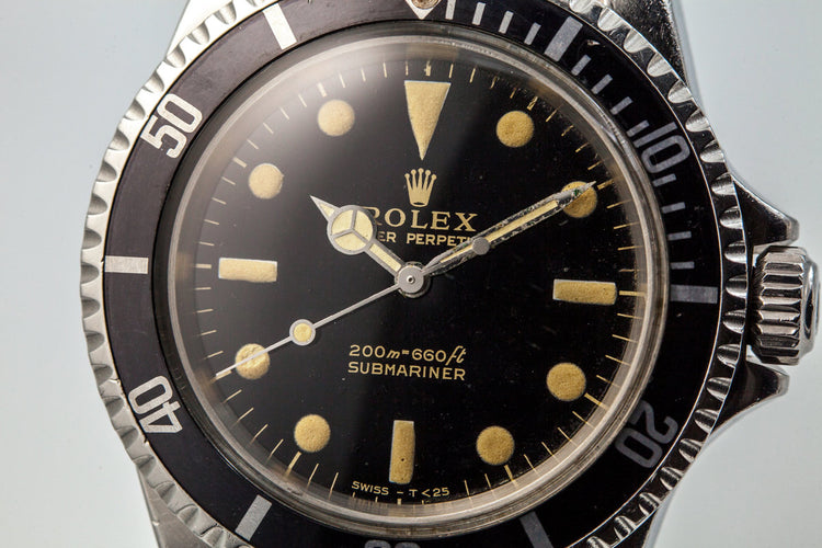 1965 Rolex Submariner 5513 Glossy Gilt Dial