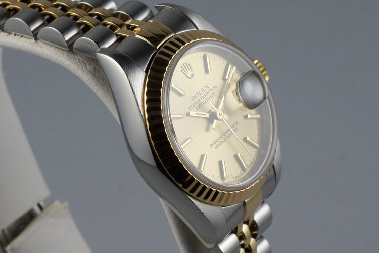 1999 Rolex Ladies Two Tone Datejust 79173 with Box and Papers