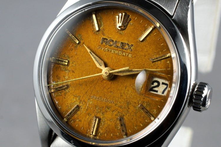 1960 Rolex OysterDate 6466 Tropical Dial
