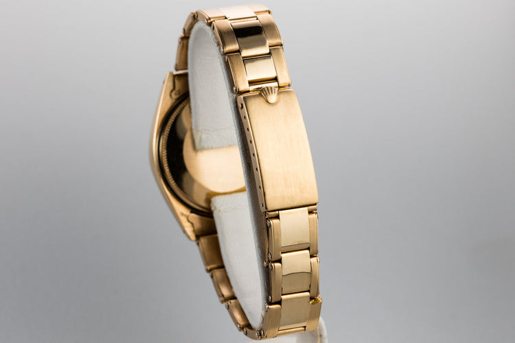 1972 Rolex 18K YG Date 1503 Champagne Dial