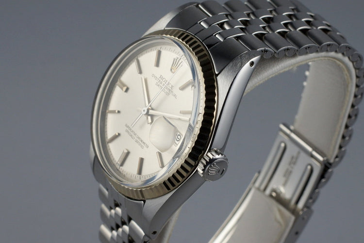 1972 Rolex Datejust 1601 Silver Sigma Dial