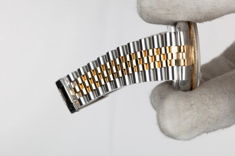 1984 Rolex Two Tone DateJust 16013 with Van Cleef's & Arpels Stamped Bracelet, Box and Papers