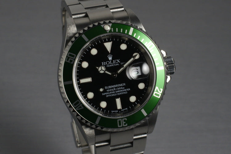 2005 Rolex Submariner 16610V with Box and Papers