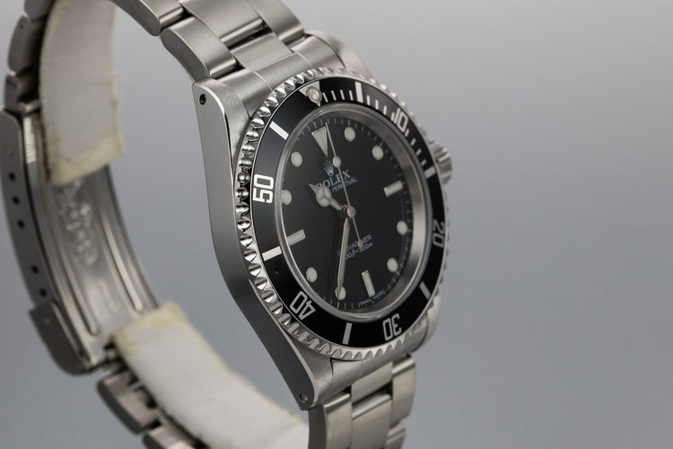 2006 Rolex Submariner 14060M with Box and Papers