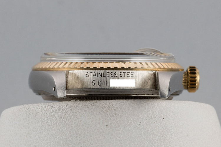 1978 Rolex Two-Tone DateJust 1601 Champagne Dial with Box and Papers