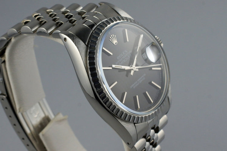 1985 Rolex DateJust 16030 with Glossy Black Dial