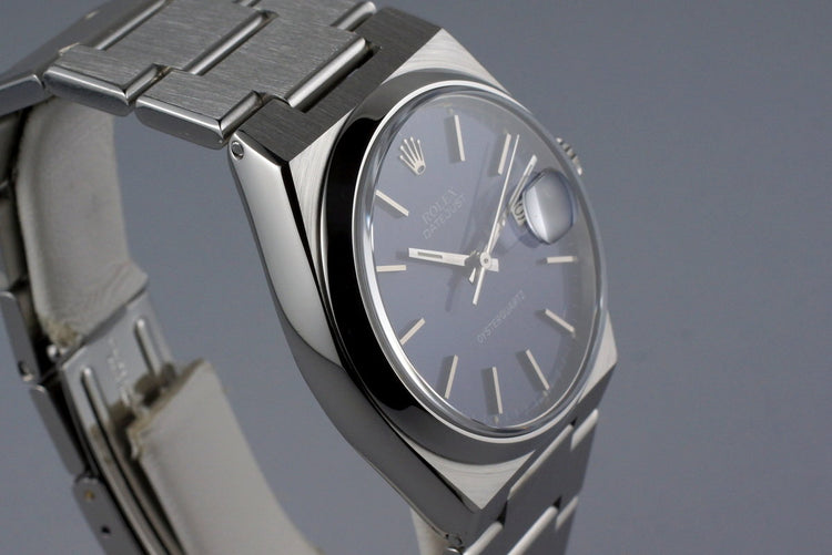 1978 Rolex OysterQuartz Datejust 17000 Early Blue Non-COSC Dial