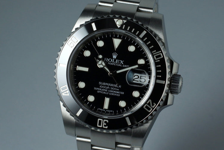 2010 Rolex Submariner 116610 with Box and Papers