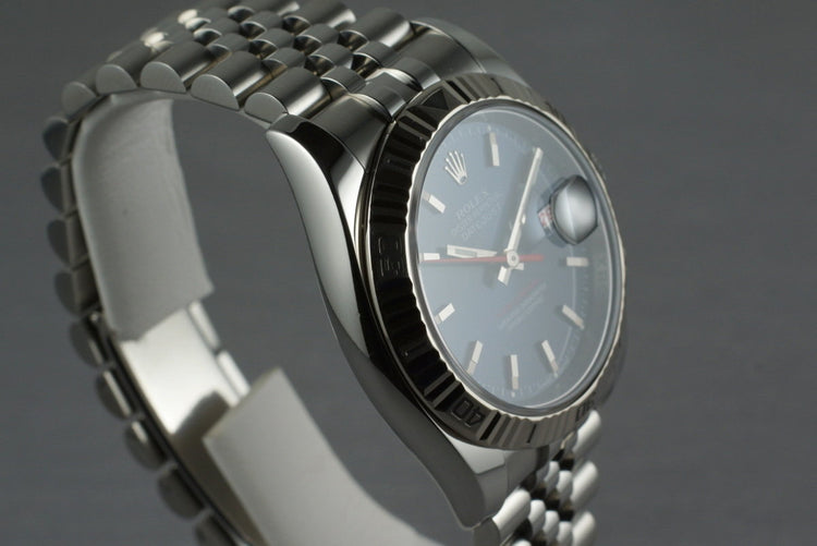 2005 Rolex DateJust 116264 Turn-O-Graph with Navy Dial